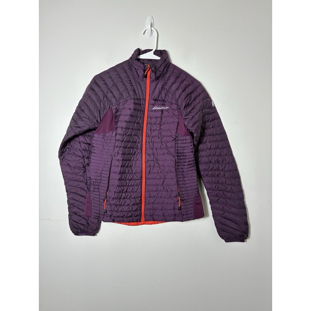 Eddie Bauer First Ascent Goose Down Storm Down 800 Purple Full Zip Jacket Sz XS